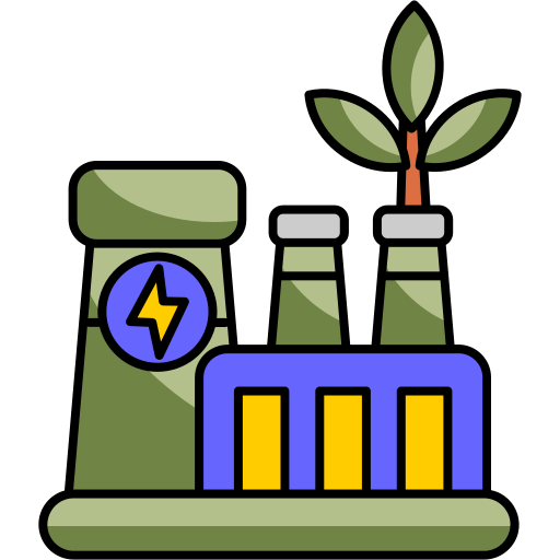 Eco factory Generic color lineal-color icon