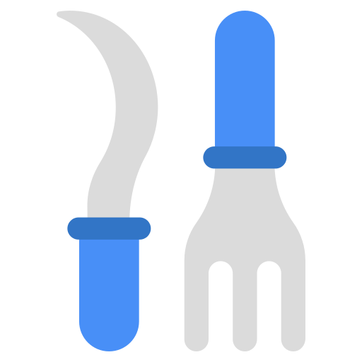 narzędzie ogrodnicze Generic color fill ikona