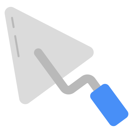 Trowel Generic color fill icon