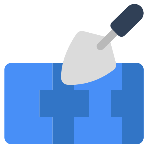 Trowel Generic color fill icon