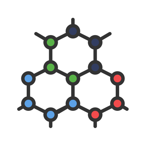 ナノテクノロジー Generic color lineal-color icon
