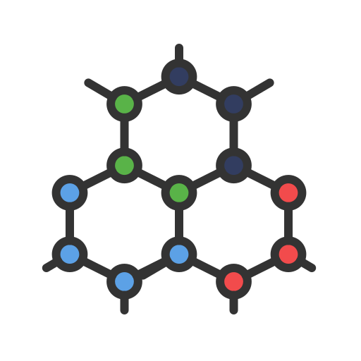 나노기술 Generic color lineal-color icon