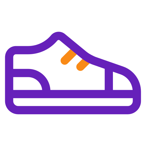 zapatos Generic color outline icono