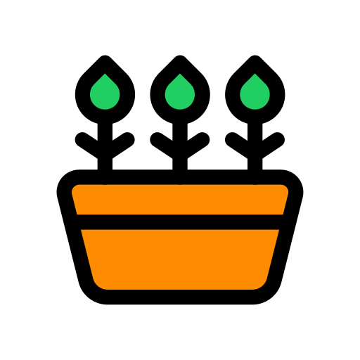 planta en maceta Generic color lineal-color icono