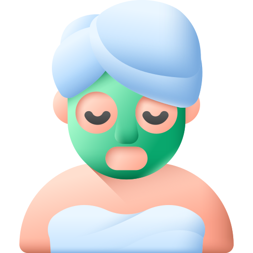 máscara facial 3D Color icono