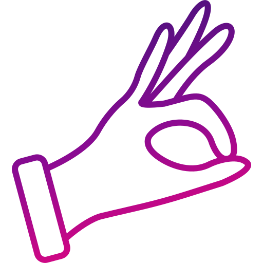 Sign language Generic gradient outline icon