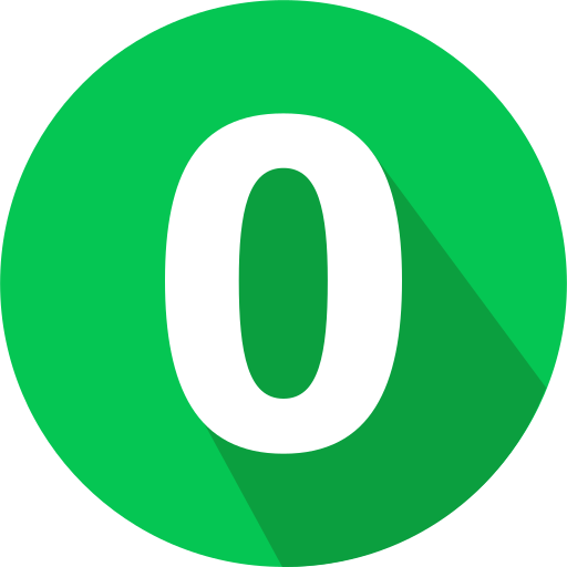 Letter o Generic color fill icon