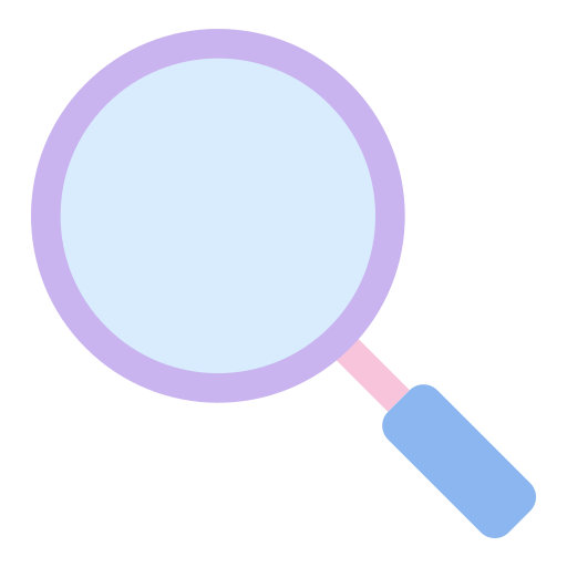 Magnifying Generic color fill icon