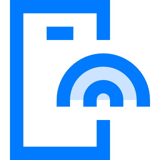 sygnał wi-fi Vitaliy Gorbachev Blue ikona