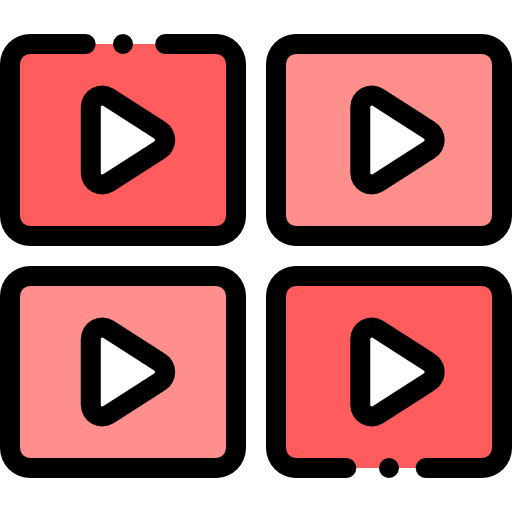 Storyboard Detailed Rounded Lineal color icon