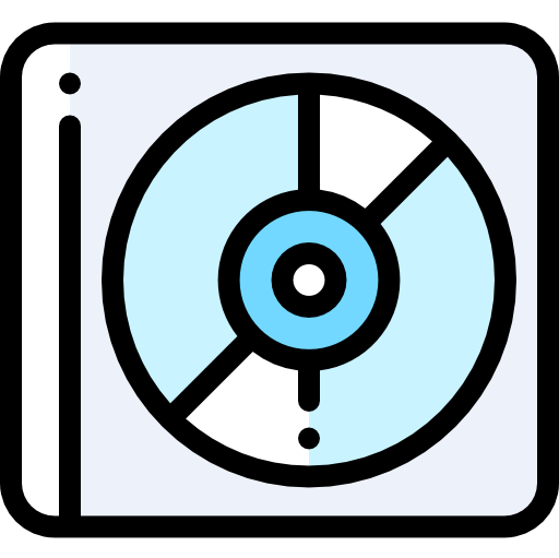 Album Detailed Rounded Lineal color icon