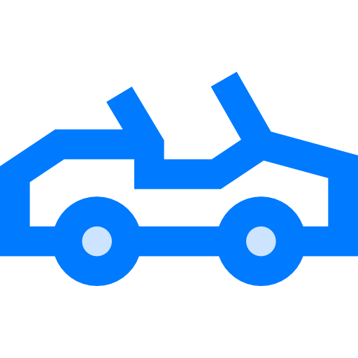 coche clásico Vitaliy Gorbachev Blue icono