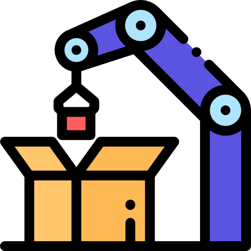 Mechanical arm Detailed Rounded Lineal color icon