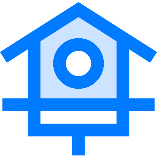 Bird house Vitaliy Gorbachev Blue icon