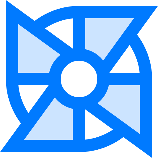 風車 Vitaliy Gorbachev Blue icon