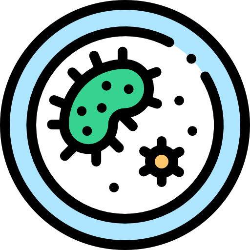 Petri dish Detailed Rounded Lineal color icon
