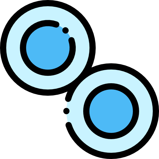 細胞 Detailed Rounded Lineal color icon
