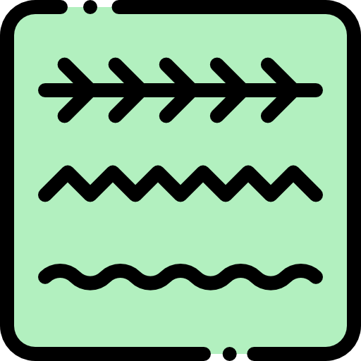 재봉 Detailed Rounded Lineal color icon