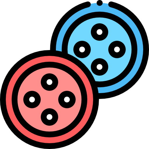 ボタン Detailed Rounded Lineal color icon