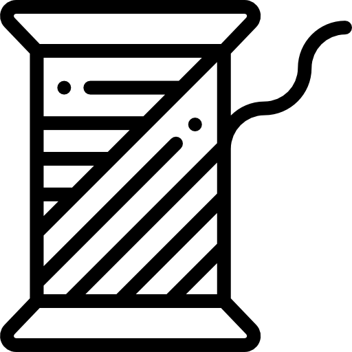 fil Detailed Rounded Lineal Icône