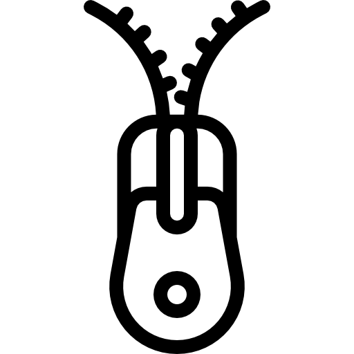 ジッパー Detailed Rounded Lineal icon