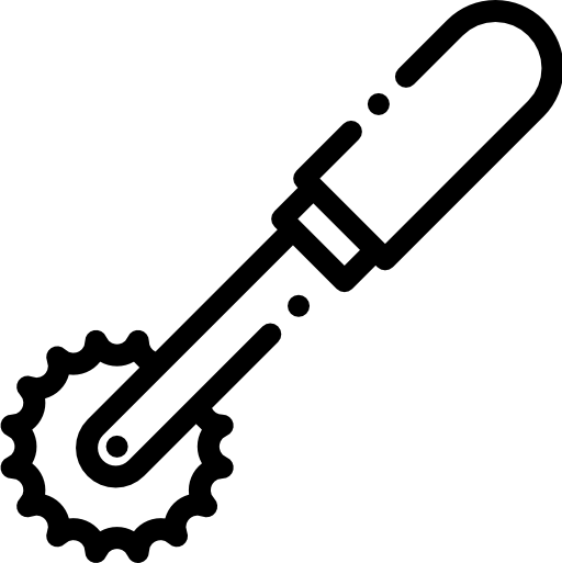 커터 Detailed Rounded Lineal icon