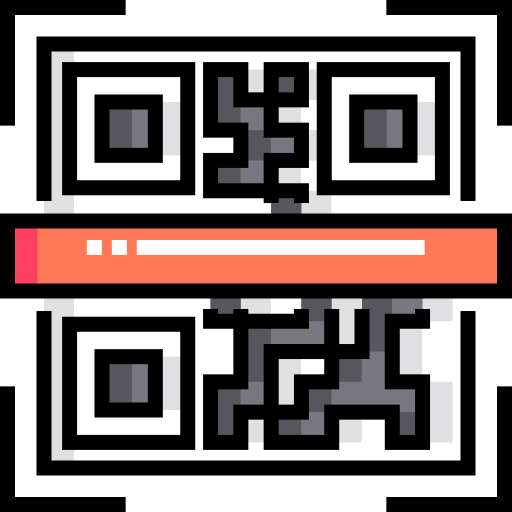 qr 코드 Detailed Straight Lineal color icon