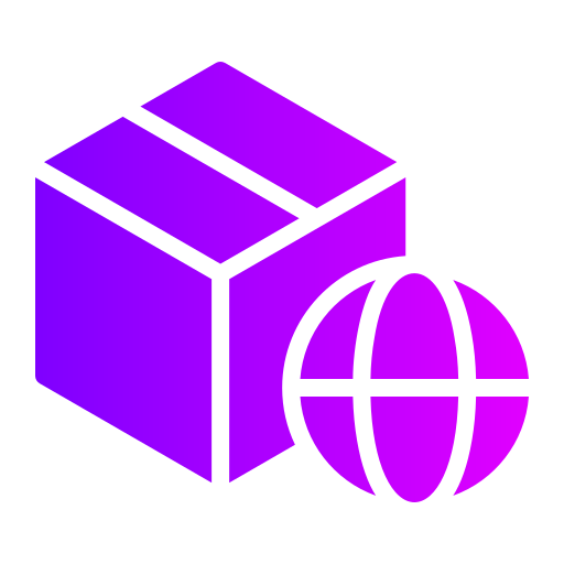 Global distribution Generic gradient fill icon