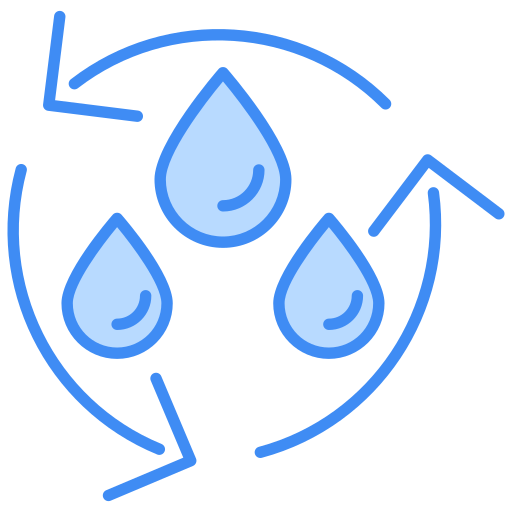 水のリサイクル Generic color lineal-color icon