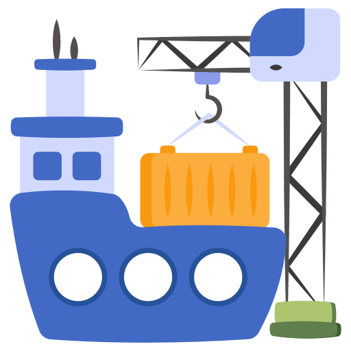 Cargo boat Generic color fill icon
