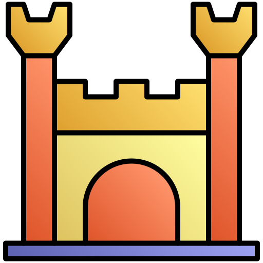 城 Generic gradient lineal-color icon