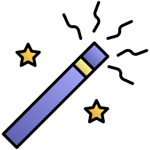 Magic stick Generic gradient lineal-color icon