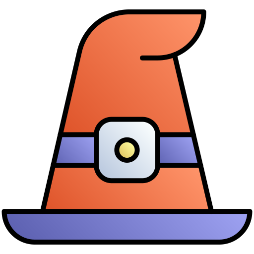 Witch hat Generic gradient lineal-color icon