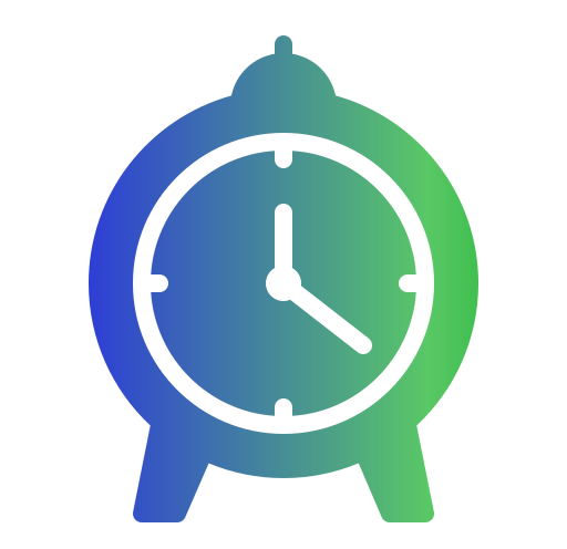 Alarm clock Generic gradient fill icon
