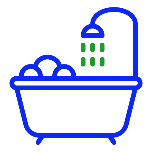 badkuip Generic color outline icoon