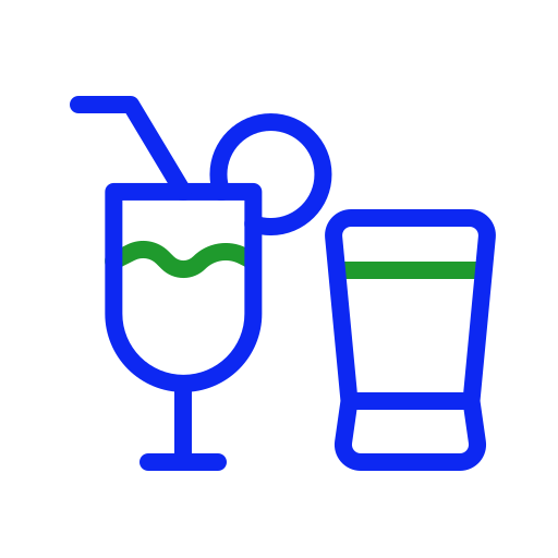 bebida de cóctel Generic color outline icono