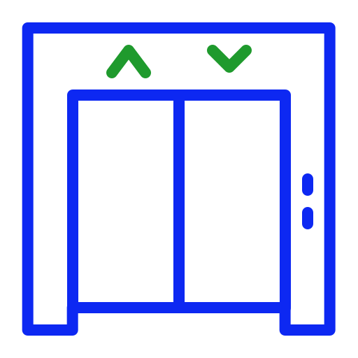 Elevator Generic color outline icon