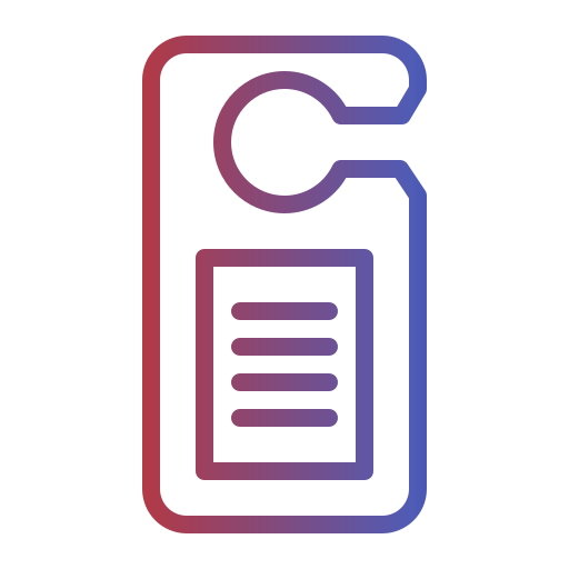 ドアハンガー Generic gradient outline icon