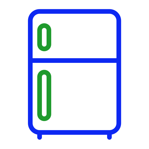réfrigérateur Generic color outline Icône