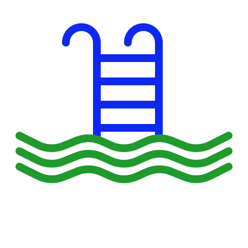 piscina Generic color outline icono