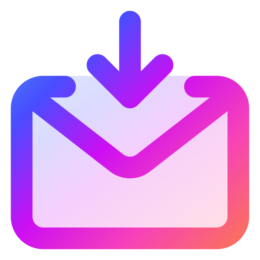 Mail in Generic gradient outline icon