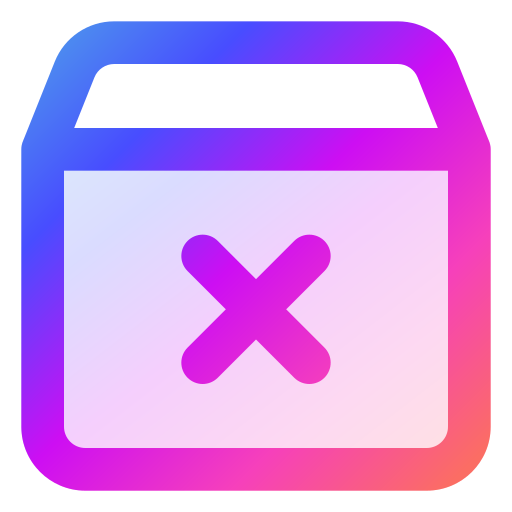 correo basura Generic gradient outline icono