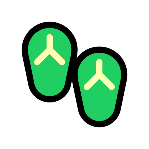 sandalen Generic color lineal-color icon