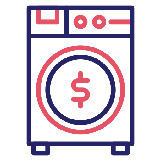 lavado de dinero Generic color outline icono