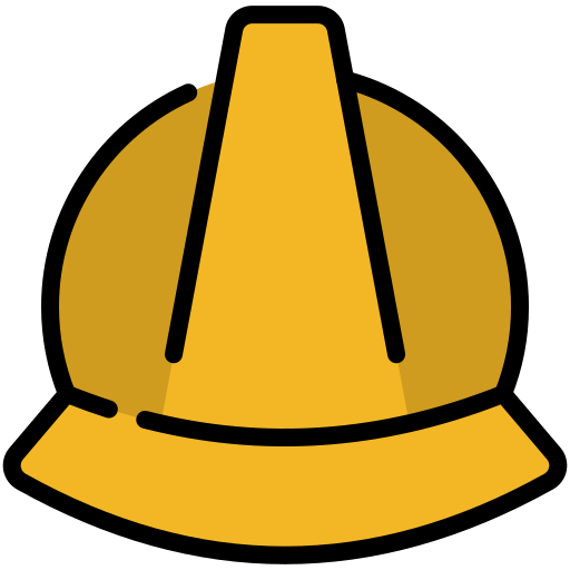casco de seguridad Generic color lineal-color icono