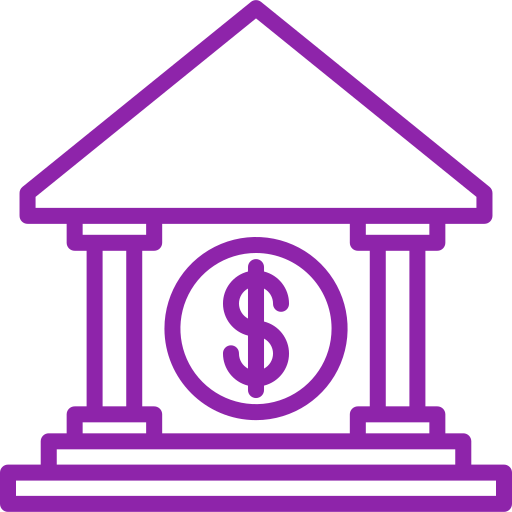bank Generic color outline icoon