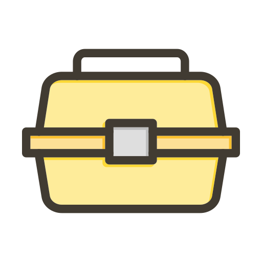 Ящик для инструментов Generic color lineal-color иконка