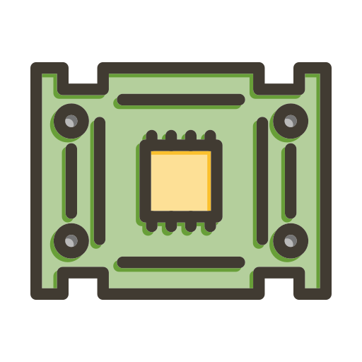 carte de circuit imprimé Generic color lineal-color Icône