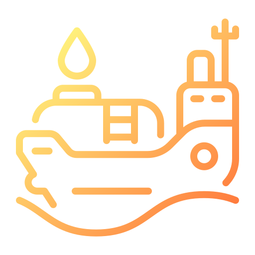 Oil tanker Generic gradient outline icon