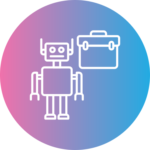 Artificial intelligence knowledge Generic gradient fill icon